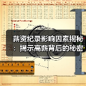 薪资纪录影响因素揭秘:揭示高薪背后的秘密武器(图2) 薪资纪录影响因素揭秘:揭示高薪背后的秘密武器(图2)