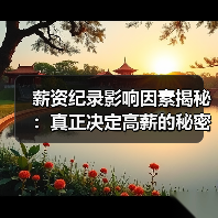 薪资纪录影响因素揭秘：真正决定高薪的秘密武器