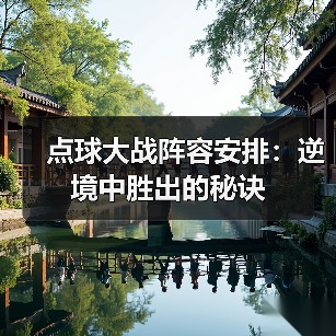 点球大战阵容安排：逆境中胜出的秘诀