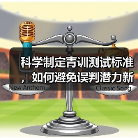科学制定青训测试标准，如何避免误判潜力新星？