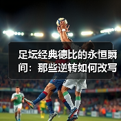 足坛经典德比的永恒瞬间:那些逆转如何改写历史?(图2) 足坛经典德比的永恒瞬间:那些逆转如何改写历史?(图2)