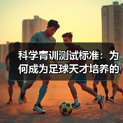 科学青训测试标准:为何成为足球天才培养的关键?(图3) 科学青训测试标准:为何成为足球天才培养的关键?(图3)
