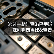 逃过一劫！查洛巴手球，裁判判罚点球&查看VAR后取消（图2）