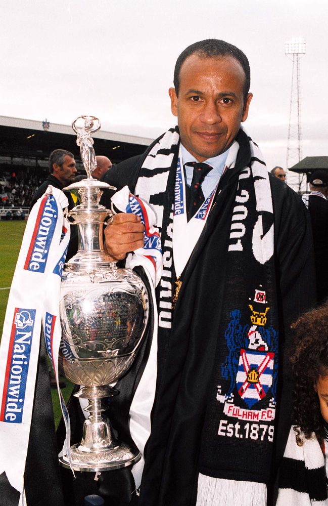 Jean Tigana with the Division One trophy