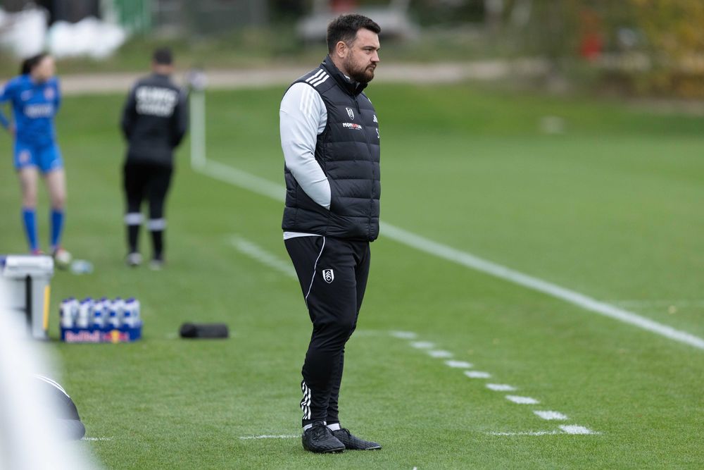 Steve Jaye on the touchline against South London